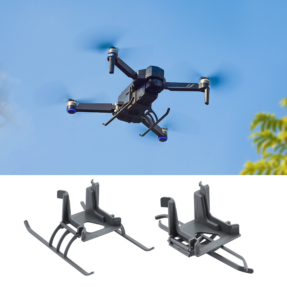 Drone Kit With Camera - SjrcためF11S 4 5500k pro着陸ギア折りたたみ拡張スキッド高揚45ミリメートル脚ドローンプロテクターカメラジンバルアクセサリー高さキット